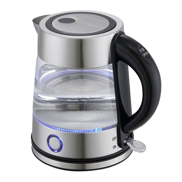 Glass Electric Kettle Blue LED