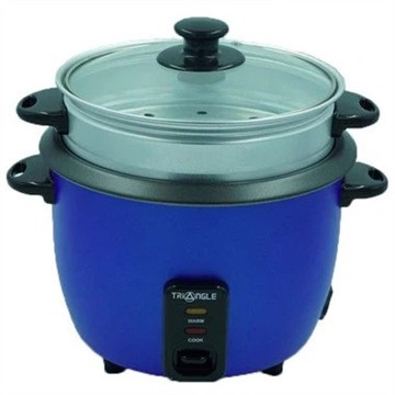 Hard and soft-boiled eggs made in rice cooker